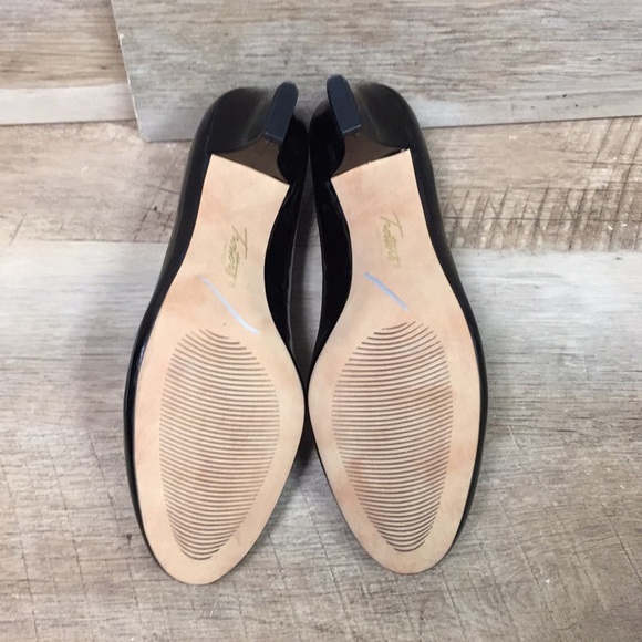 New 8N Trotters Penelope Black Patent Leather Heels 8 Narrow - Picture 13 of 14